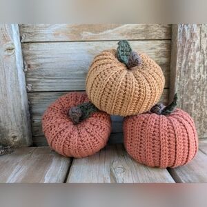 Handmade fall pumpkin